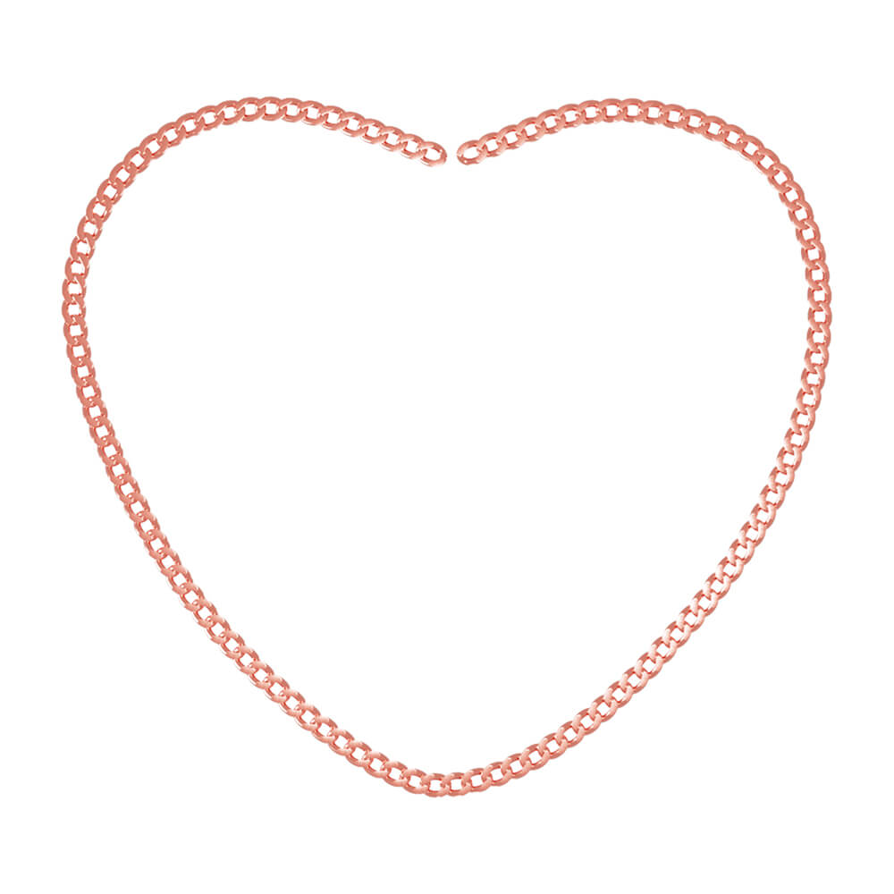 WeLocked Bracelet Chain 316L Stainless Steel, 18K Gold Plated