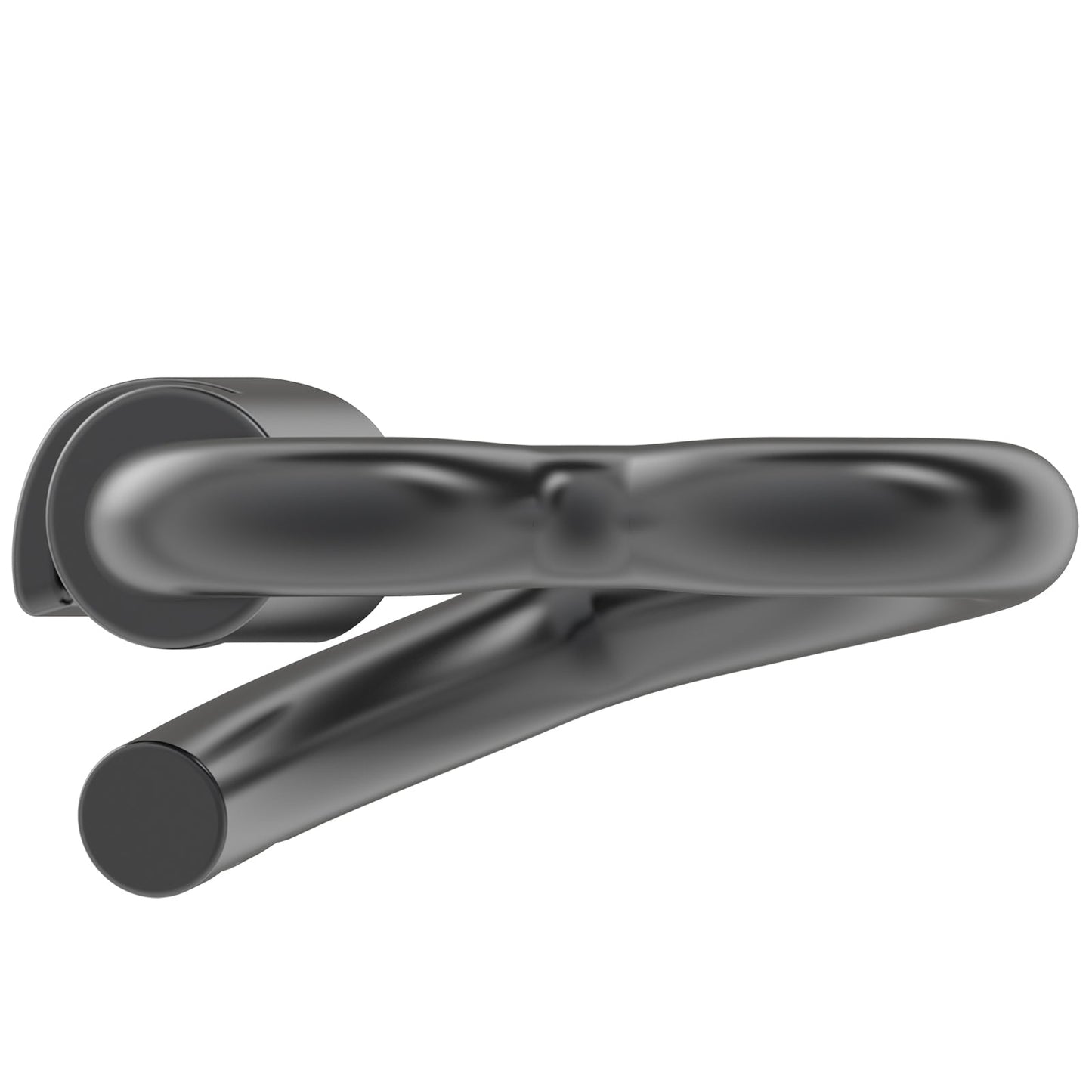 WeLocked Pro Permanent Clasps Heart-Shape, 925 Silver, Black