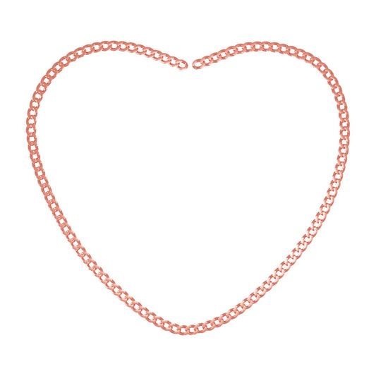 WeLocked Bracelet Chain 316L Stainless Steel, 18K Gold Plated, Rose Gold