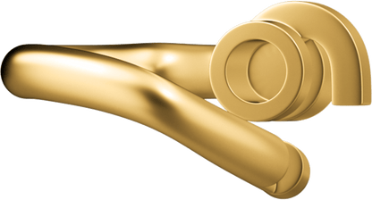 WeLocked Classic Permanent Clasp Lock, Heart-shaped 925 Silver 24K Gold Plated, Gold