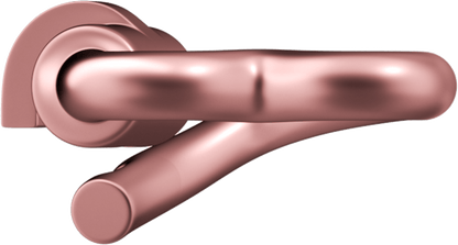 WeLocked Classic Permanent Clasp Lock, Heart-shaped 925 Silver 24K Gold Plated, Rose Gold