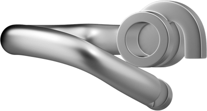 WeLocked Classic Permanent Clasp Lock, Heart-shaped 925 Silver