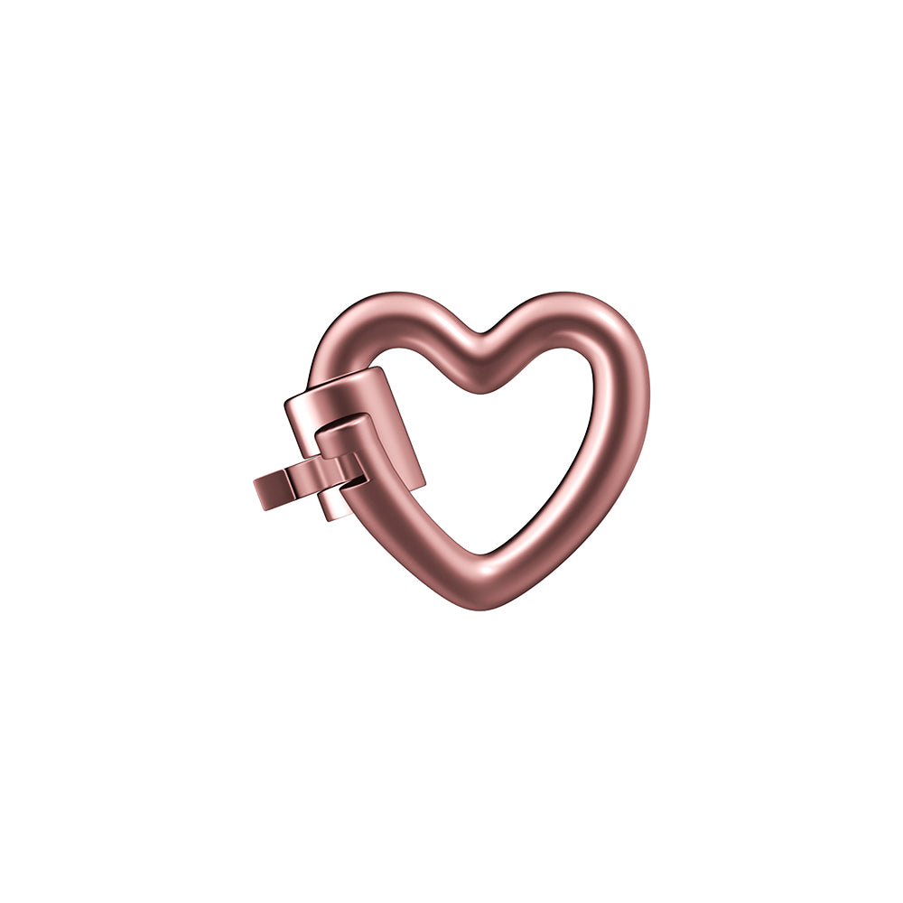 WeLocked Permanent Clasp Lock, Heart-shape