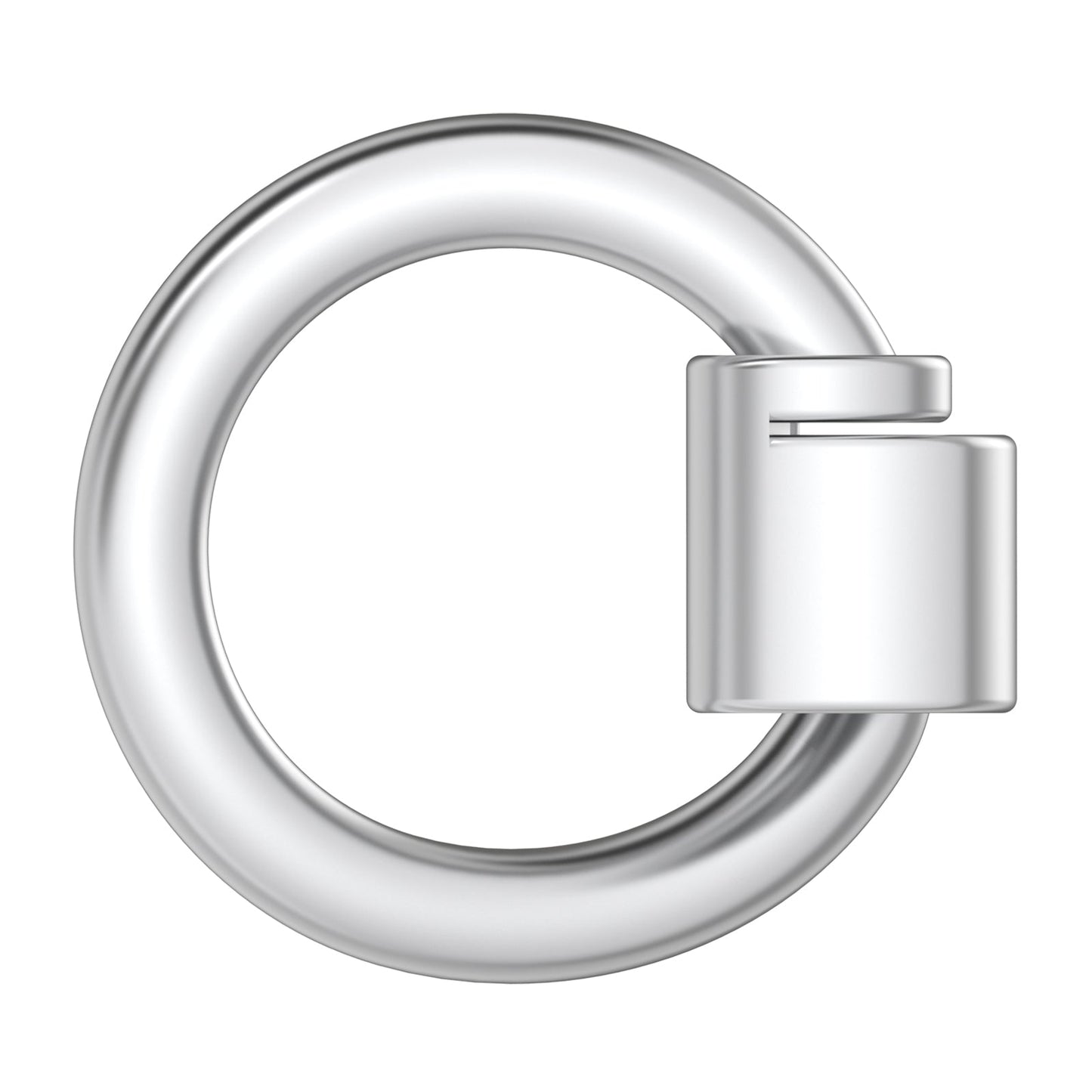 WeLocked Pro Permanent Clasps Circle-shaped, 925 Silver
