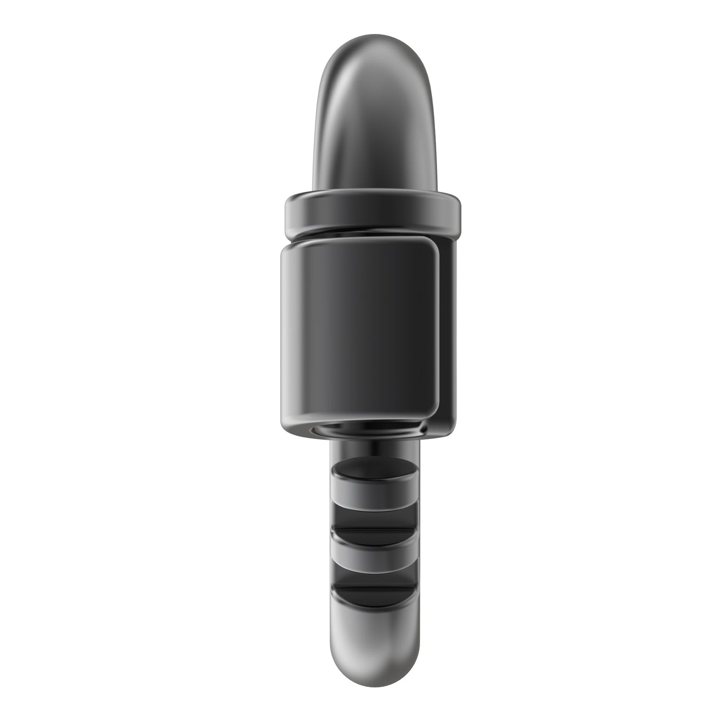 WeLocked Pro Permanent Clasps Annulus-shape, 925 Silver, Black