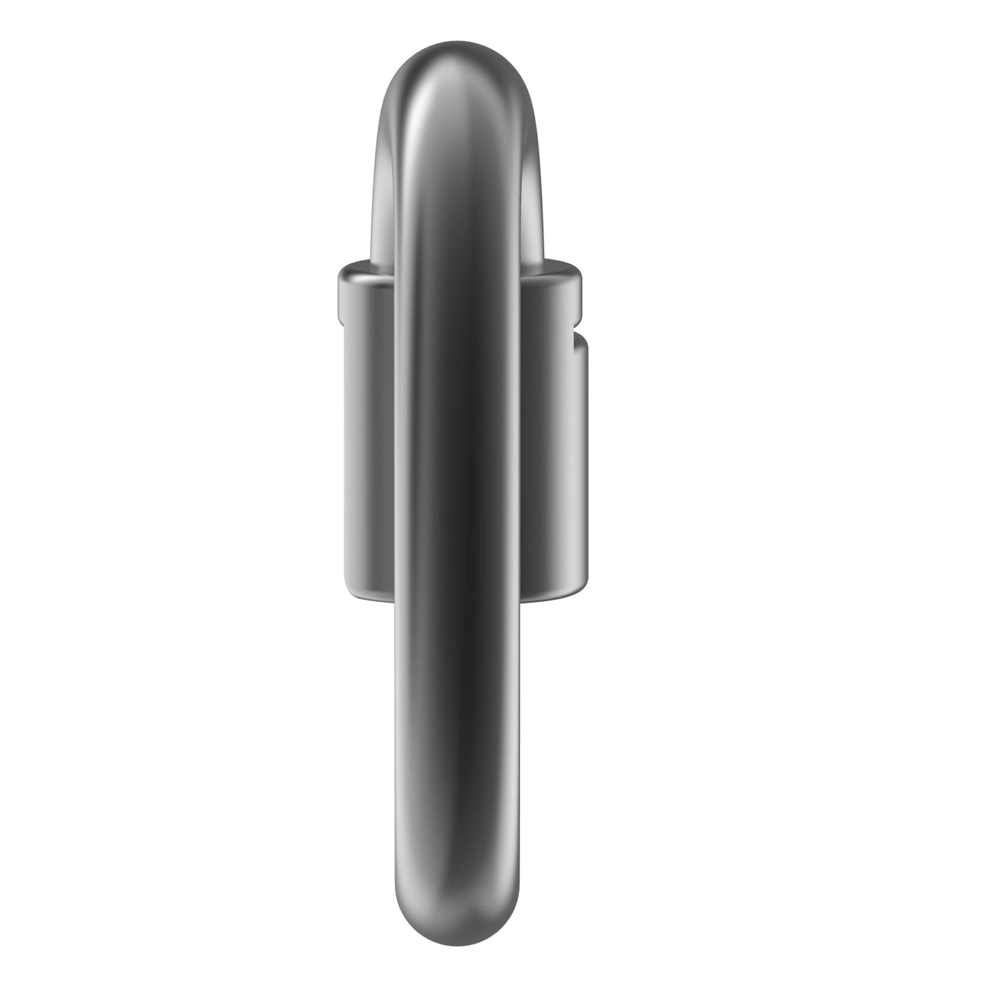 WeLocked Pro Permanent Clasps Annulus-shape, 925 Silver, Black