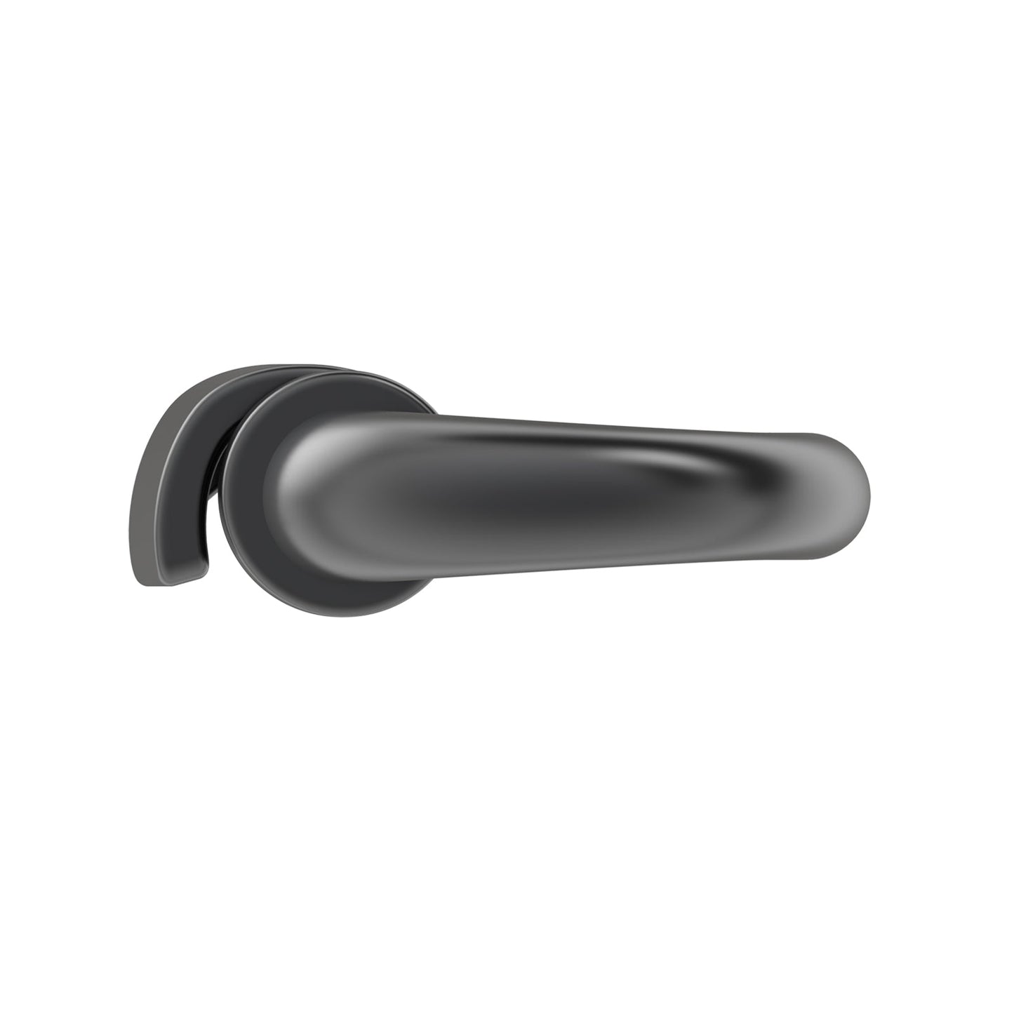 WeLocked Pro Permanent Clasps Annulus-shape, 925 Silver, Black