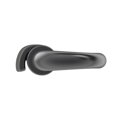 WeLocked Pro Permanent Clasps Annulus-shape, 925 Silver, Black