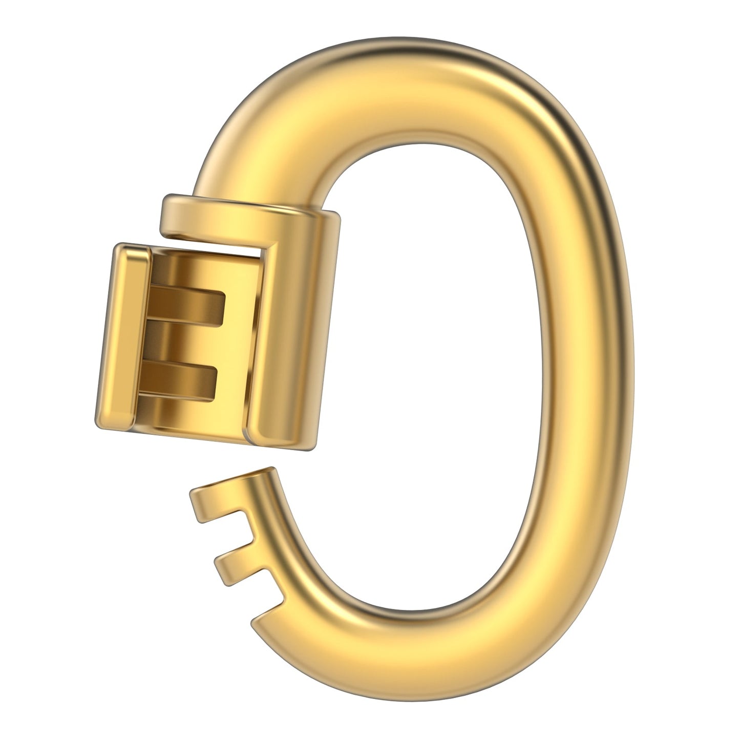 WeLocked Pro Permanent Clasps Annulus-shaped, 925 Silver & 24K Gold Plated, Gold