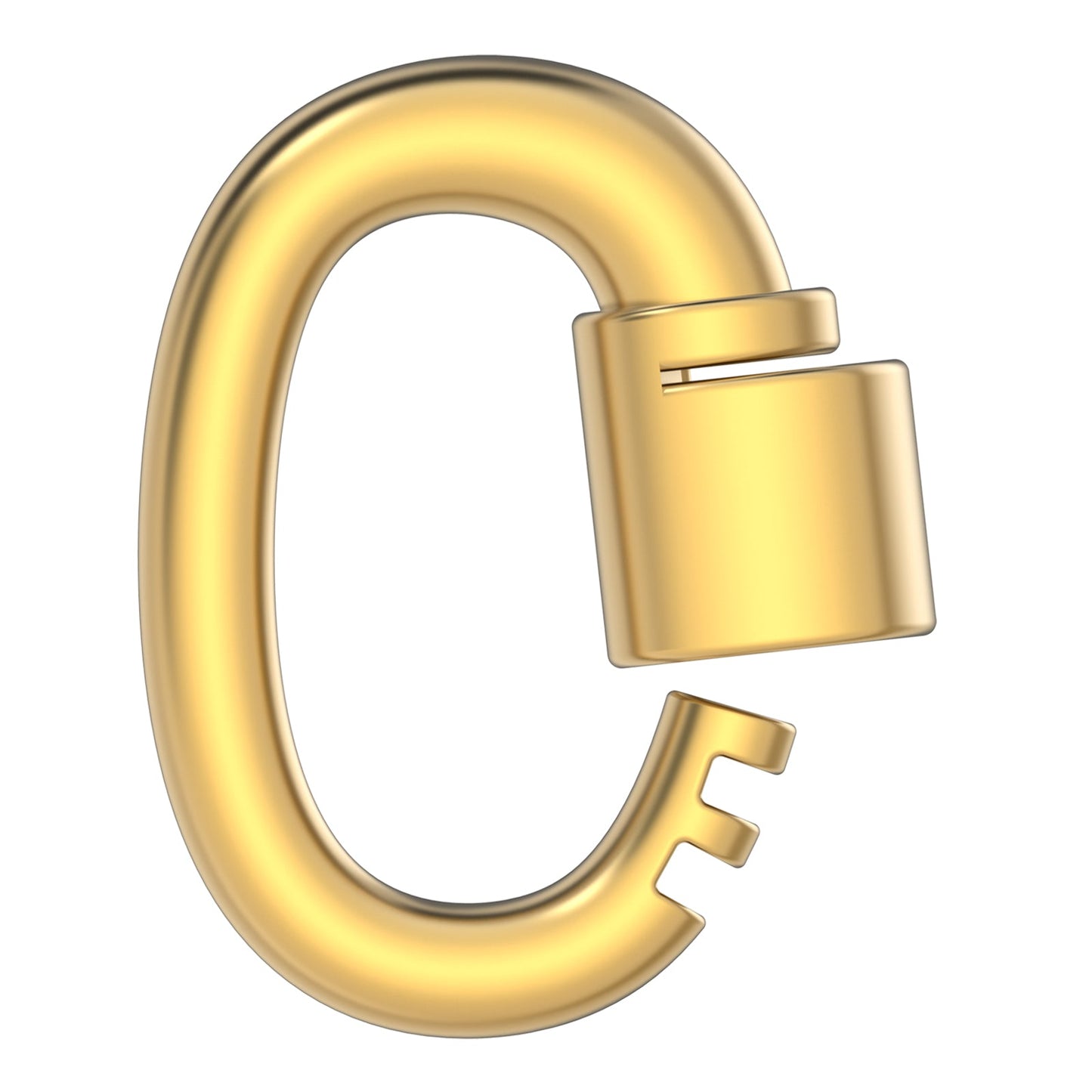 WeLocked Pro Permanent Clasps Annulus-shaped, 925 Silver & 24K Gold Plated, Gold