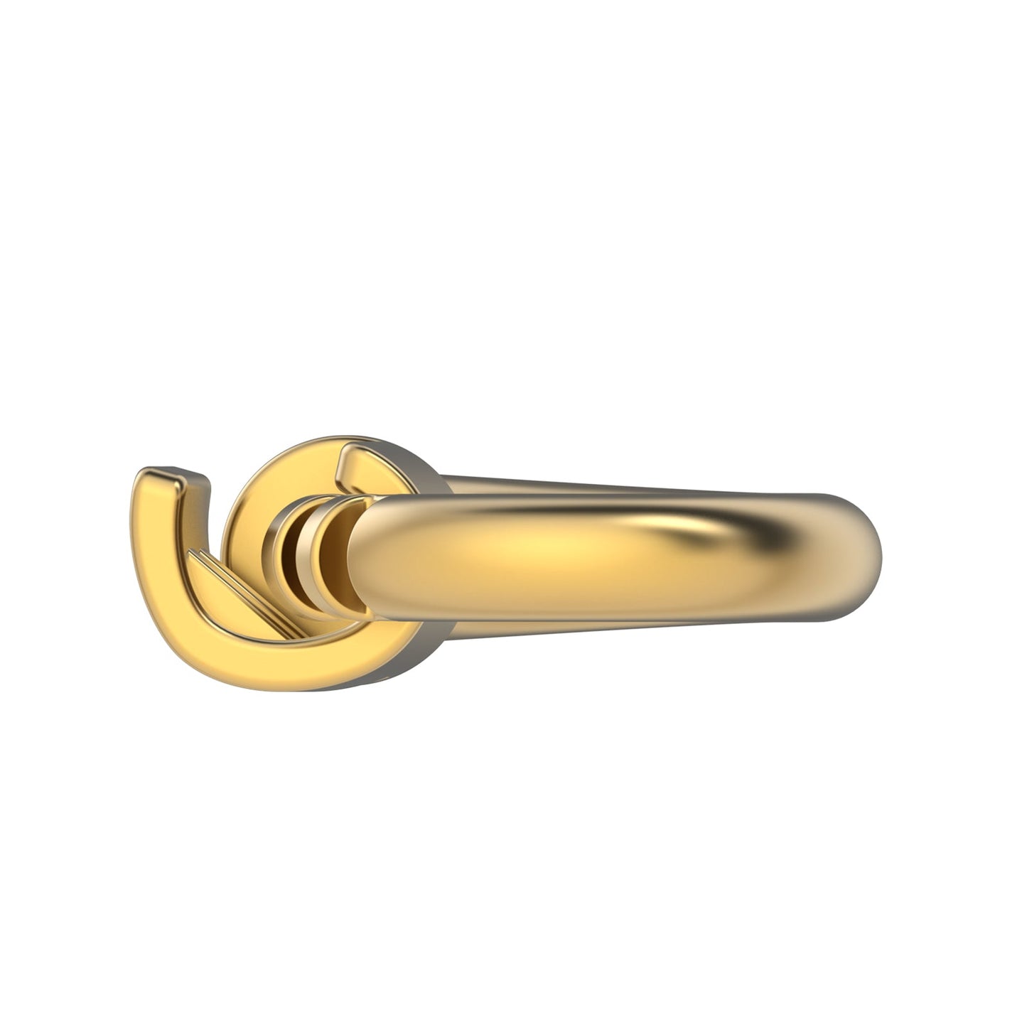 WeLocked Pro Permanent Clasps Annulus-shaped, 925 Silver & 24K Gold Plated, Gold