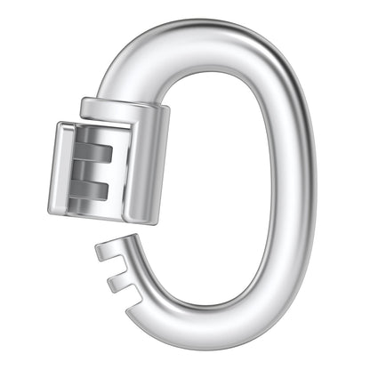 WeLocked Pro Permanent Clasps Annulus-shaped, 925 Silver