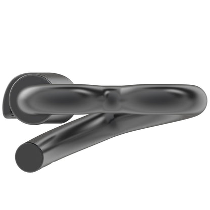 WeLocked Pro Permanent Clasps Heart-Shape, 925 Silver, Black